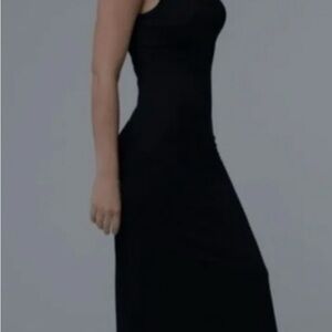 Pact Organic Cotton Black Maxi Dress